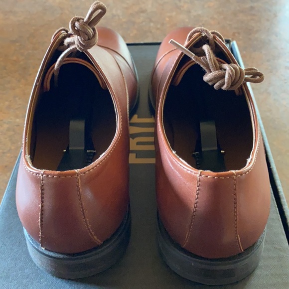 COPY - Frye Scott cap toe shoes, cognac size 10 - Picture 4 of 6